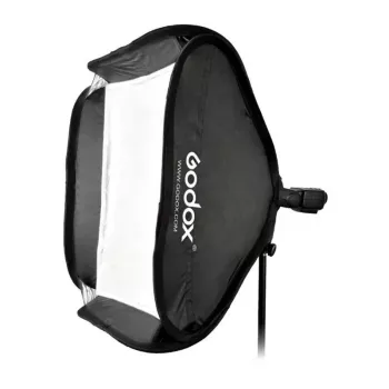 Godox SFUV8080 softbox 80 x 80 cm S-tyypin speedlite-pidikkeellä ja kantolaukulla