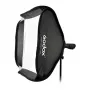 Godox SFUV8080 softbox 80 x 80 cm S-tyypin speedlite-pidikkeellä ja kantolaukulla