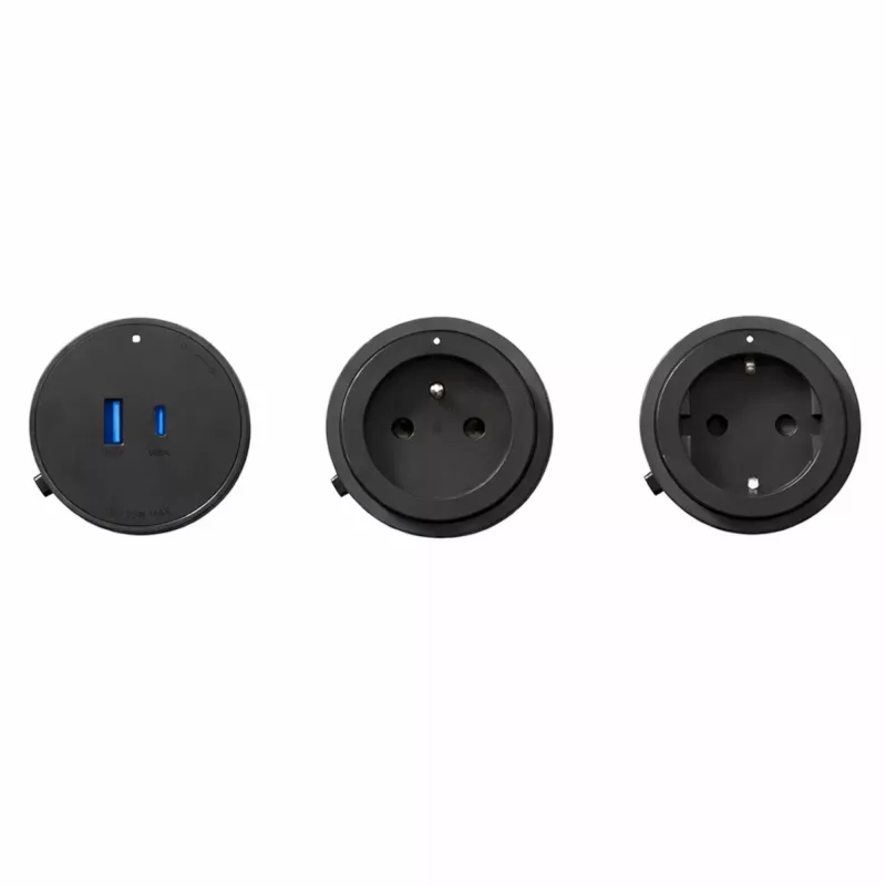 GONEO Power Track adapteri ranskalainen Type E musta
