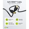 Goobay 80105 Soft High-Speed HDMI-kaapeli Ethernetillä - 5 m musta