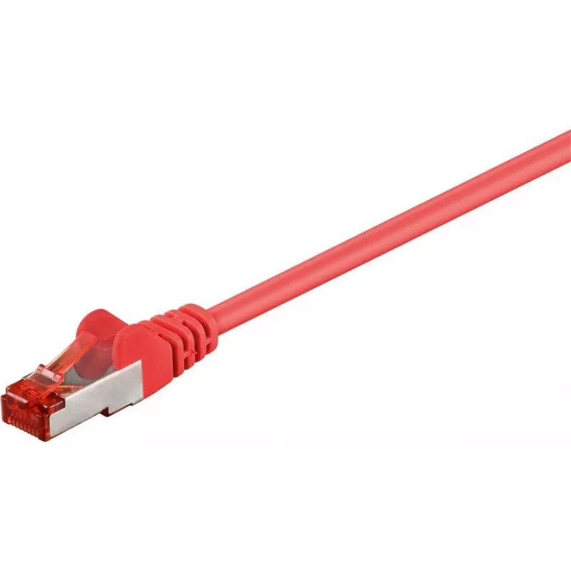 Goobay CAT 6 S/FTP (PiMF) patch-kaapeli, punainen, 5 m - CCA