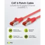 Goobay CAT 6 S/FTP (PiMF) patch-kaapeli, punainen, 5 m - CCA