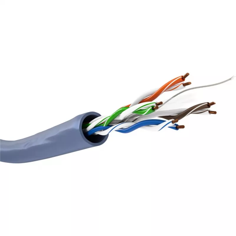 Goobay Cat 6a U/UTP verkkokaapeli, 305 m, massiivikupari, AWG 23, LSZH, sininen (96097)