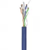Goobay Cat 6a U/UTP verkkokaapeli, 305 m, massiivikupari, AWG 23, LSZH, sininen (96097)