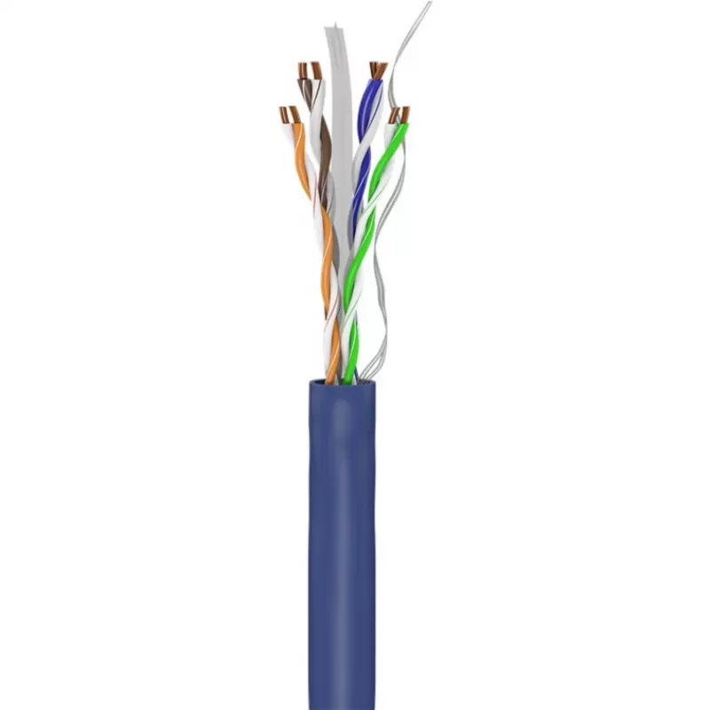Goobay Cat 6a U/UTP verkkokaapeli, 305 m, massiivikupari, AWG 23, LSZH, sininen (96097)