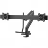 GOOBAY Dual Monitor Desk Mount Office (musta)