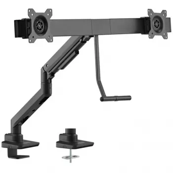 GOOBAY Dual Monitor Desk Mount Office (musta)