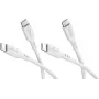 Goobay sarja 2x USB-C silikonikaapeli, 1,5 m, valkoinen (81244)