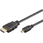 Goobay Ultra High-Speed HDMI -kaapeli Micro-HDMI 8K 60 Hz 2 m musta