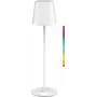 Goobay langaton LED-pöytävalaisin, koko M, 38 cm, RGBW, valkoinen (76568)