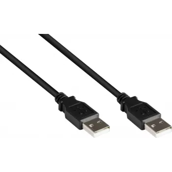 Good Connections Alcasa USB 2.0 -kaapeli A-A, 0,5 m, musta