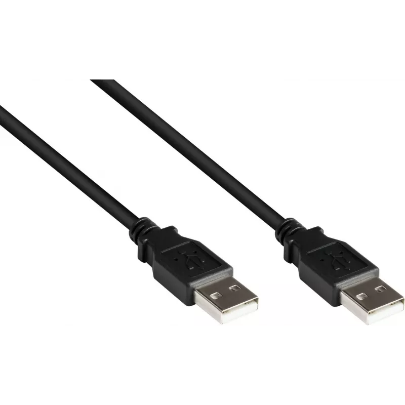 Good Connections Alcasa USB 2.0 -kaapeli A-A, 0,5 m, musta