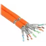 Good Connections Cat.7 S/FTP PiMF asennuskaapeli, duplex, AWG23, FRNC-B, oranssi, 100 m