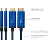 Good Connections GC 4520-CSF015B USB-C - HDMI sovitinkaapeli, 4K@60Hz, 1,5 m, musta