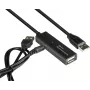 Good Connections GC-M0134 USB 2.0 jatkokaapeli 20 m musta signaalinvahvistimella