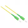 Good Connections OS2 yksimuotokuitu-verkkokaapeli SC/SC UPC Simplex 9/125µm LSZH 10m keltainen