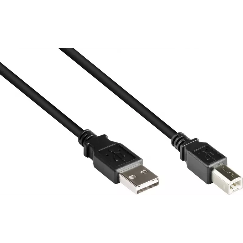 Good Connections USB 2.0 -kaapeli A-B 2 m musta