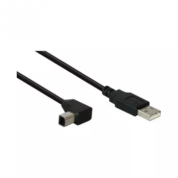 Good Connections USB 2.0 -kaapeli A - kulma B, 0,5 m, musta