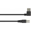 Good Connections USB 2.0 -kaapeli Type-A kulma Type-B - musta - 0,5 m