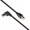 Good Connections USB 2.0 -kaapeli Type-A kulma Type-B - musta - 0,5 m