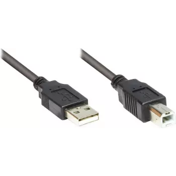 Good Connections USB 2.0 -kaapeli Type-A - Type-B - musta - 0,5 m
