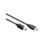Good Connections USB 3.0 -kaapeli A-B musta 0,5 m