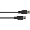 Good Connections USB 3.0 -kaapeli, Type-A uros Type-A uros, musta, 0,5 m 2712-S005