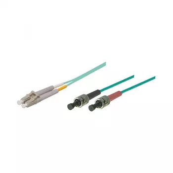 GoodConnections 10m OM3 duplex multimode kuitu-patchkaapeli ST/LC aqua