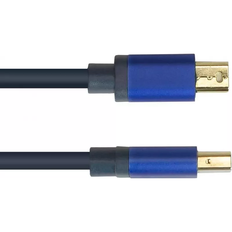 GoodConnections Alcasa 4824-SF010B Mini DisplayPort - DisplayPort -kaapeli 1 m sininen 4K@60Hz
