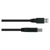 GoodConnections Alcasa UK30P-AB-005S USB 3.2 Gen 1 kaapeli, USB-A - USB-B, 0,5 m, musta