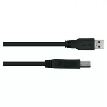 GoodConnections Alcasa UK30P-AB-005S USB 3.2 Gen 1 kaapeli, USB-A - USB-B, 0,5 m, musta