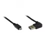 GoodConnections Alcasa USB 2.0 A-Micro-B -kaapeli 2m, kulmaliitin, kullattu
