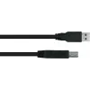 GoodConnections Alcasa USB 3.2 Gen 1 -kaapeli A-B 1,8 m musta