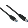 GoodConnections Alcasa USB 3.2 Gen 1 -kaapeli A-B 1,8 m musta