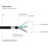GoodConnections Alcasa USB 3.2 Gen 1 -kaapeli, USB-A - Micro-B, 3 m, musta UK30P-AMB-030S