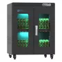 GoodConnections ANTARES PRO N24C kannettavien latauskärry enintään 15,6 tuuman kannettaville, USB-C 65W PD 3.0, UVC-desinfiointi, musta