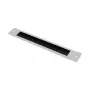 GoodConnections Brush Strip 380 mm x 57 mm Good Connections® 19 seinäkoteloon FLAT-Pack (GC-RFxxxG), vaaleanharmaa (RAL7035)