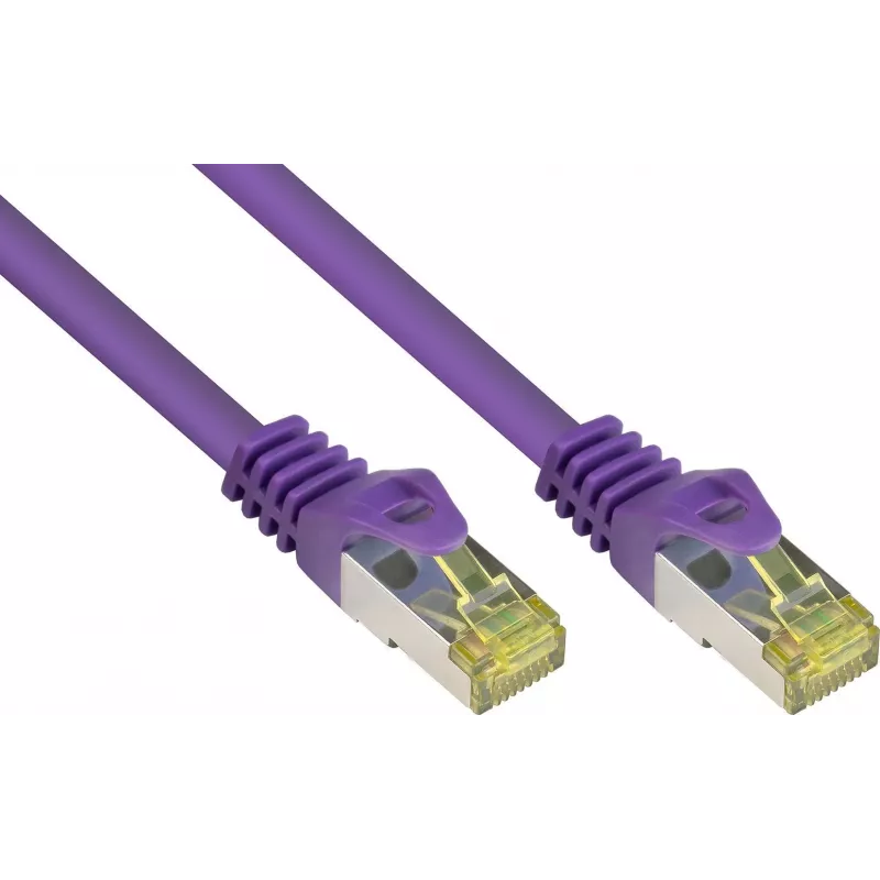 GoodConnections Cat.7 S/FTP verkkokaapeli RNS® Latch Protection, 40 m, violetti 8070R-400V