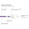 GoodConnections Cat.7 S/FTP verkkokaapeli RNS® Latch Protection, 40 m, violetti 8070R-400V