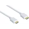 GoodConnections High-Speed HDMI-kaapeli Ethernetillä - kullatut liittimet - valkoinen - 1,5 m