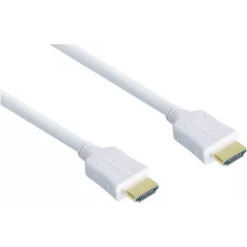 GoodConnections High-Speed HDMI-kaapeli Ethernetillä - kullatut liittimet - valkoinen - 1,5 m
