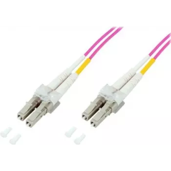 GoodConnections LC/LC Duplex OM4 monimuotokuitu-verkkokaapeli, 2 m, aqua, LSZH LW-802LC4