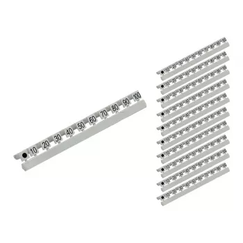 GoodConnections numeromerkit LC-kuituoptisille kaapeleille, 10-100 kymmenen välein, 10 kpl:n sarja (GC-N0071)