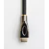GoodConnections PYTHON Series High-Speed HDMI-kaapeli Ethernetillä, 4K UHD 60 Hz, 18 Gbit/s, kullattu, nailonpunos, 3 m, musta (GC-M0018)