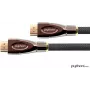 GoodConnections PYTHON Series High-Speed HDMI-kaapeli Ethernetillä, 4K UHD 60 Hz, 18 Gbit/s, kullattu, nailonpunos, 3 m, musta (GC-M0018)