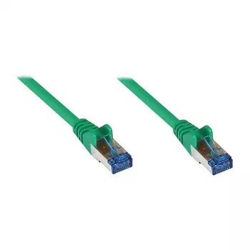 GoodConnections RNS® Cat.6A S/FTP patchkaapeli taittosuojalla, PiMF, LSZH, 500 MHz, vihreä, 10 m (8060-H100G)