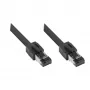 GoodConnections RNS® Cat.8.1 S/FTP -verkkokaapeli, 0,5 m, musta, LSZH, 40 Gbit/s, 2000 MHz