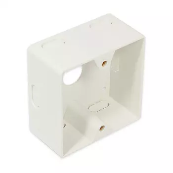 GoodConnections pinta-asennusrasia 80x80x40 mm helmenvalkoinen RAL 1013 GC-N0029