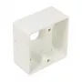 GoodConnections pinta-asennusrasia 80x80x40 mm helmenvalkoinen RAL 1013 GC-N0029