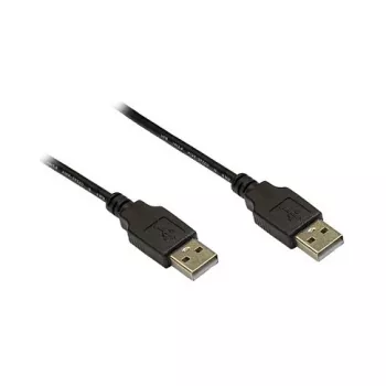 GoodConnections USB 2.0 A - A -kaapeli, 1 m, musta (2212-AA1S)